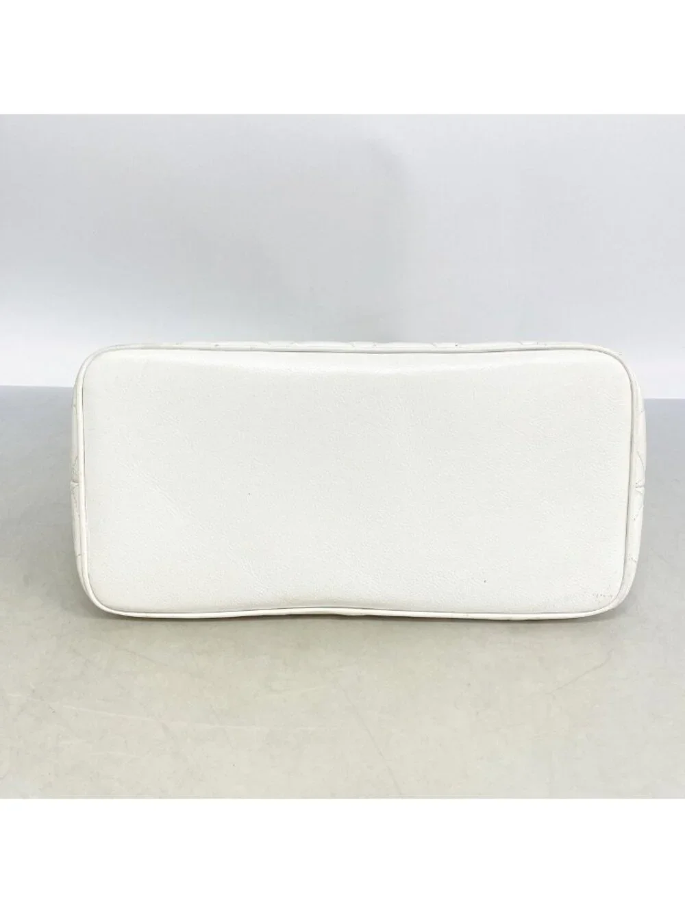 Chanel Tote Reissue Caviar Leather White Gold